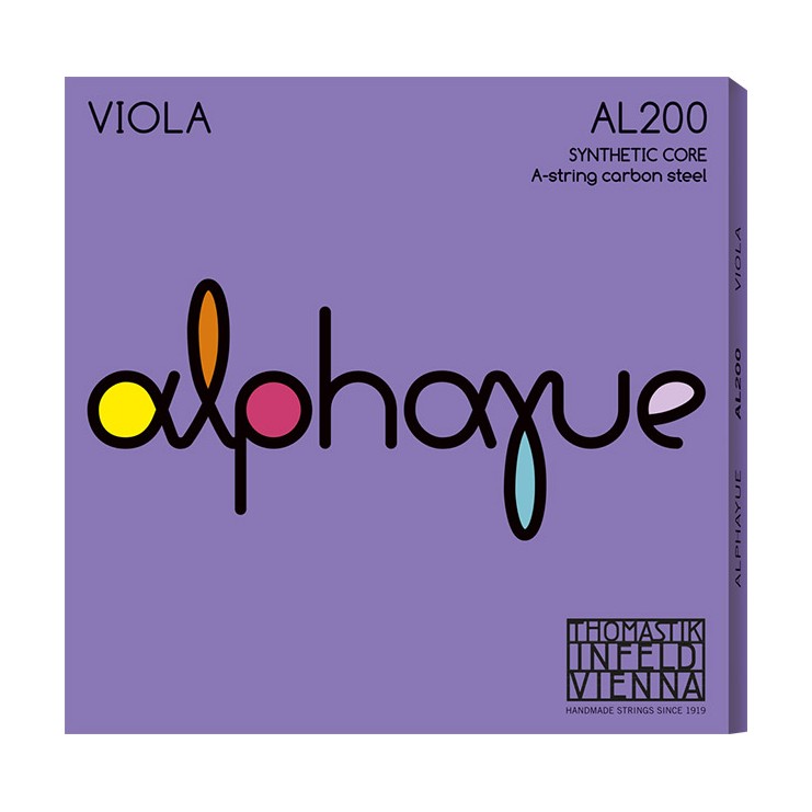 Folleto informativo Thomastik Alphayue Viola