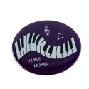 Chapa morada "I like music"