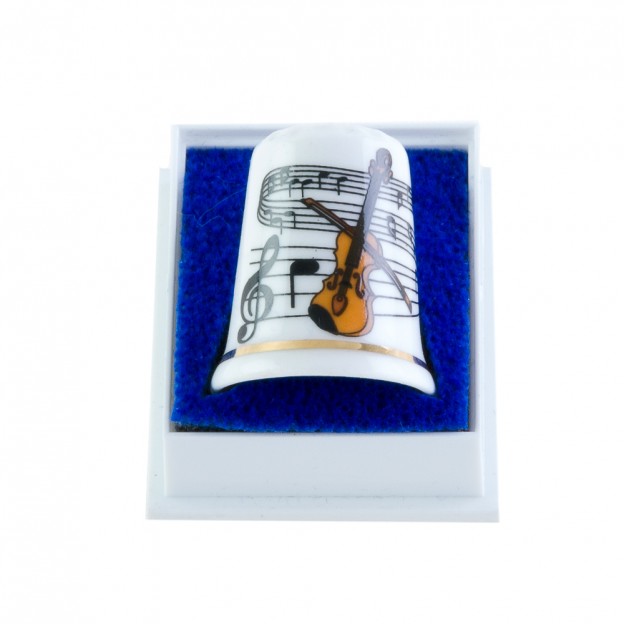 Dedal porcelana viol&iacute;n