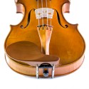 Mentonnière latérale sur cordier pour violon en bois naturel de type buis