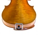 Mentonnière latérale sur cordier pour violon en bois naturel de type buis