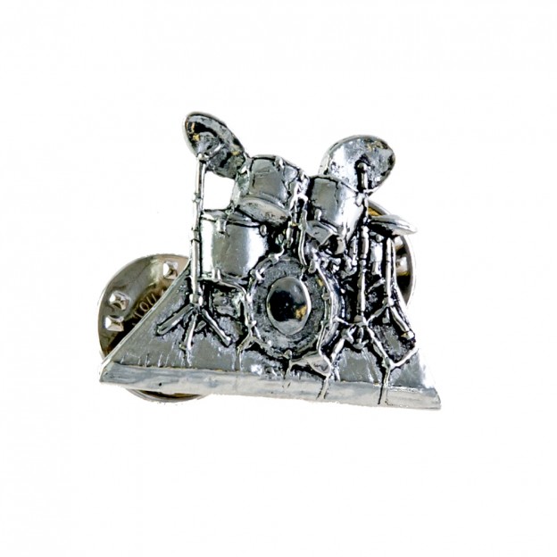 Pin's batterie argent&eacute;