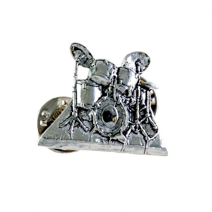Pin's batterie argenté