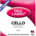 Super-Sensitive Red Label cello D string Medium