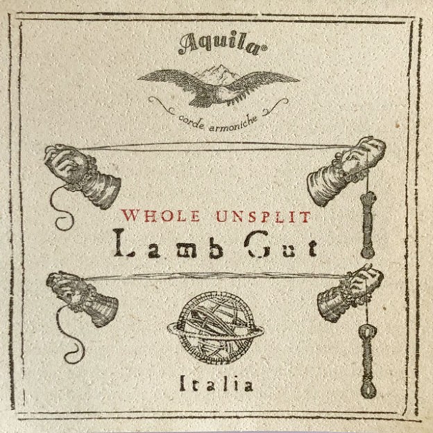 Aquila semi-rectified gut baroque string 64HU