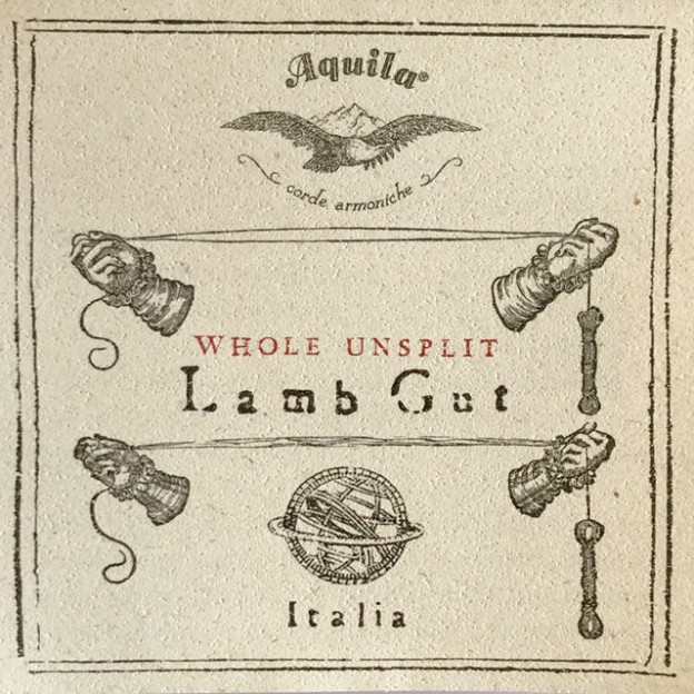 Corde baroque Aquila en boyau semi-rectifi&eacute; 64HU