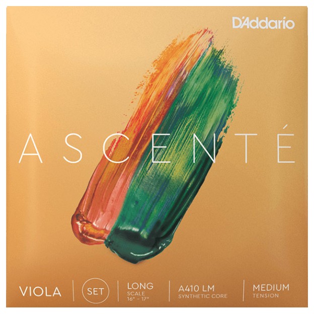 Set de cuerdas viola D'Addario Ascenté A410LM +16" Long