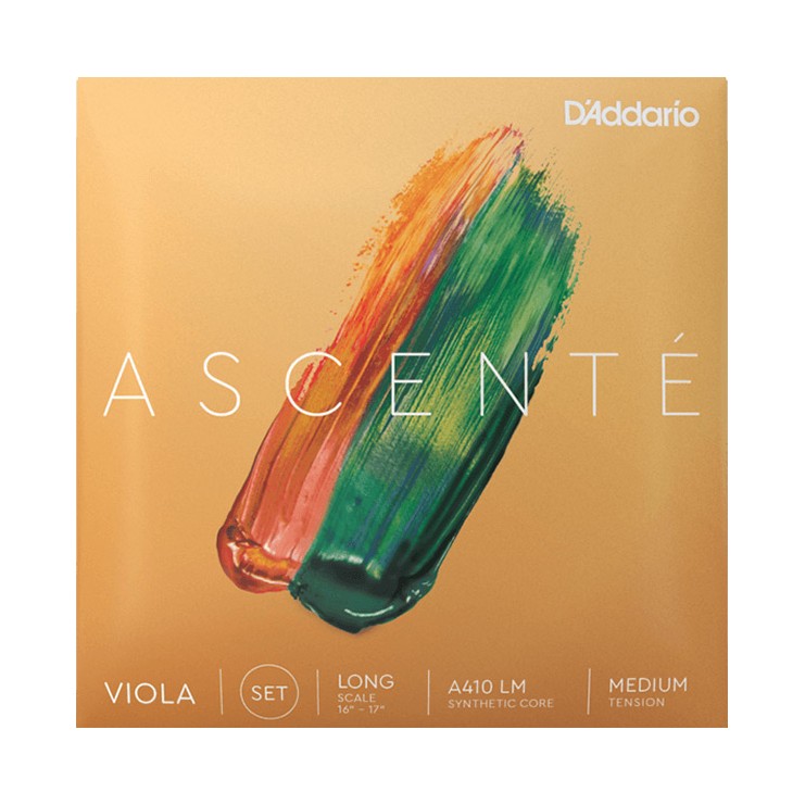 Set de cuerdas viola D'Addario Ascenté A410LM +16" Long