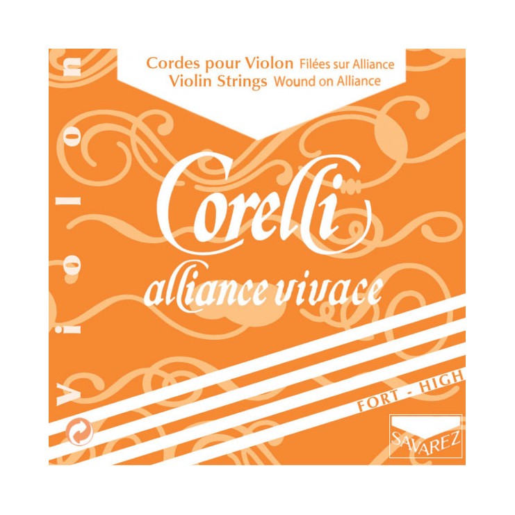 Cuerda violín Corelli Alliance Vivace 821F 1ª Mi Bola Forte