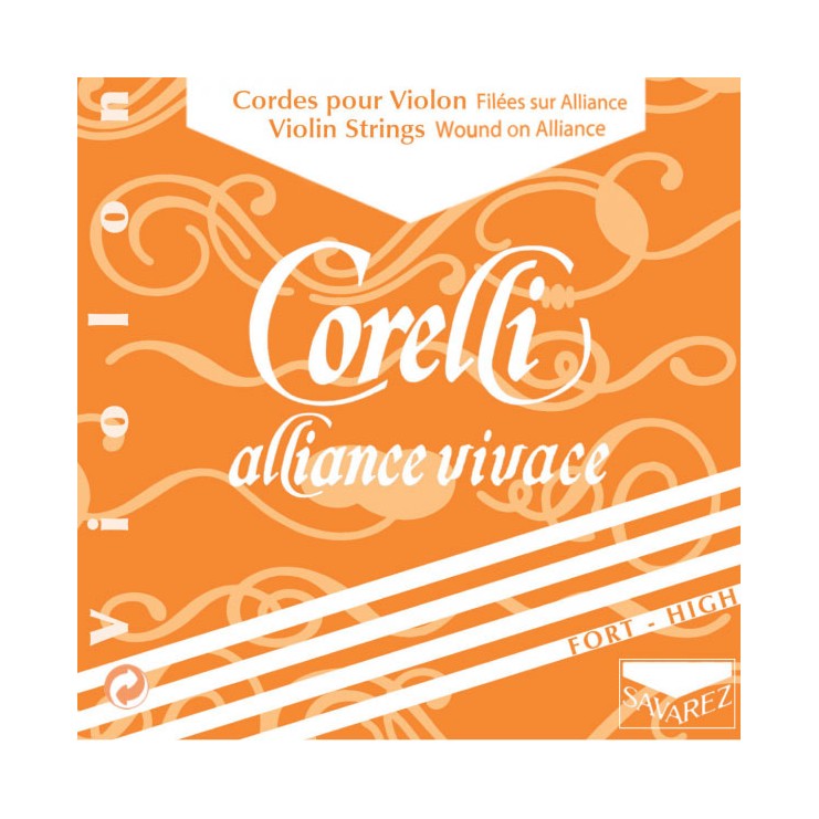 Cuerda de violín Corelli Alliance Vivace 1ª Mi Bola Forte
