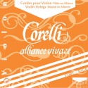 Cuerda violín Corelli Alliance Vivace 821F 1ª Mi Bola Forte