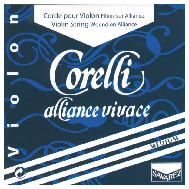 Cuerda violín Corelli Alliance Vivace 821M 1ª Mi Bola Medium