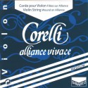 Cuerda violín Corelli Alliance Vivace 803M 3ª Re Medium