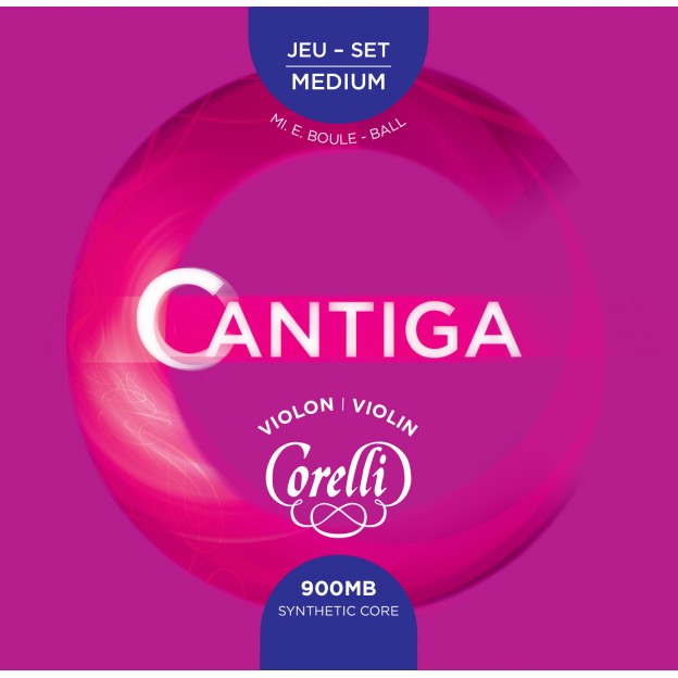 Jeu de cordes pour violon Corelli Cantiga, boule Medium
