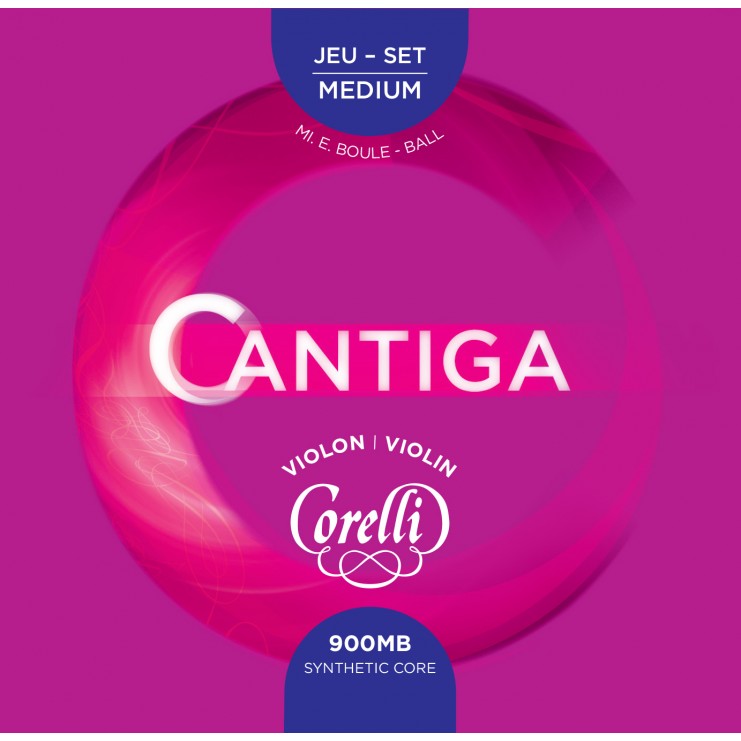 Jeu de cordes pour violon Corelli Cantiga, boule Medium