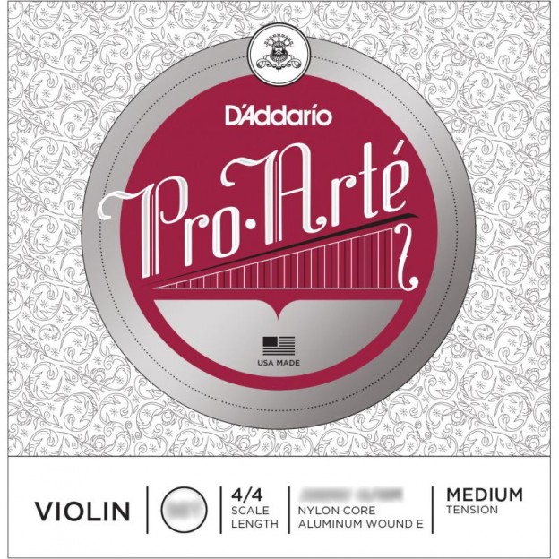 Cuerda de violín D'addario Pro Arte 3ª Re Medium
