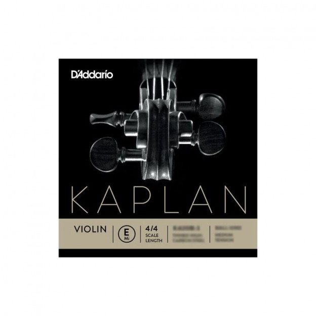 D'Addario Kaplan Solutions violin E string, Medium Ball