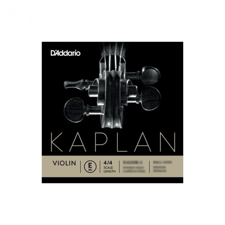 Cuerda de violín D'Addario Kaplan Solutions 1ª Mi Bola Medium (Non whistling)