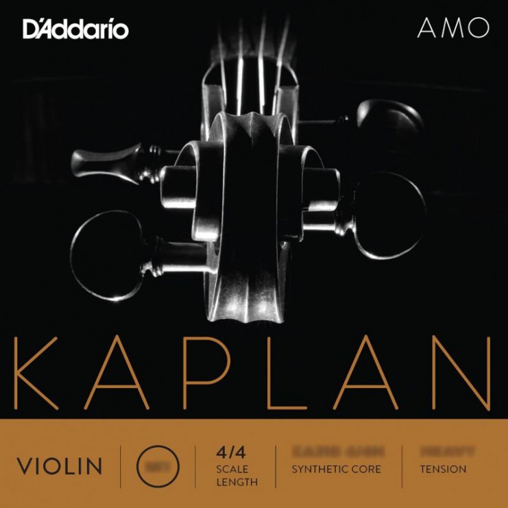 Jeu de cordes pour violon D'Addario Kaplan Amo Medium