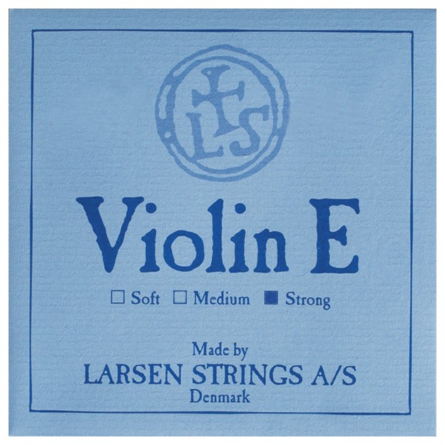Cuerda violín Larsen 1ª Mi lazo oro Strong