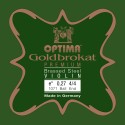 Cuerda de violín Optima Goldbrokat Premium Brassed 1ª Mi Bola 0.27 Hard