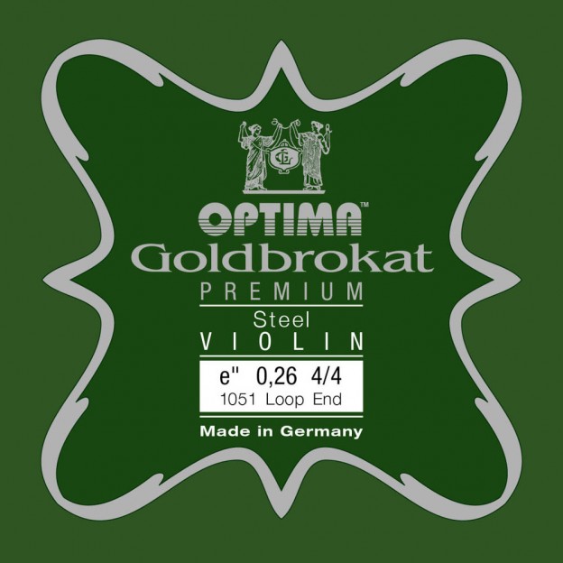 Cuerda de viol&iacute;n Optima Goldbrokat Premium 1&ordf; Mi lazo 0.26 Medium