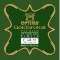 Optima Goldbrokat Premium 24K Gold violin E string, Loop 0.26 Medium