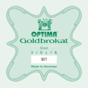 Optima Goldbrokat violin string set Medium