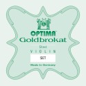 Jeu de cordes pour violon Optima Goldbrokat Medium