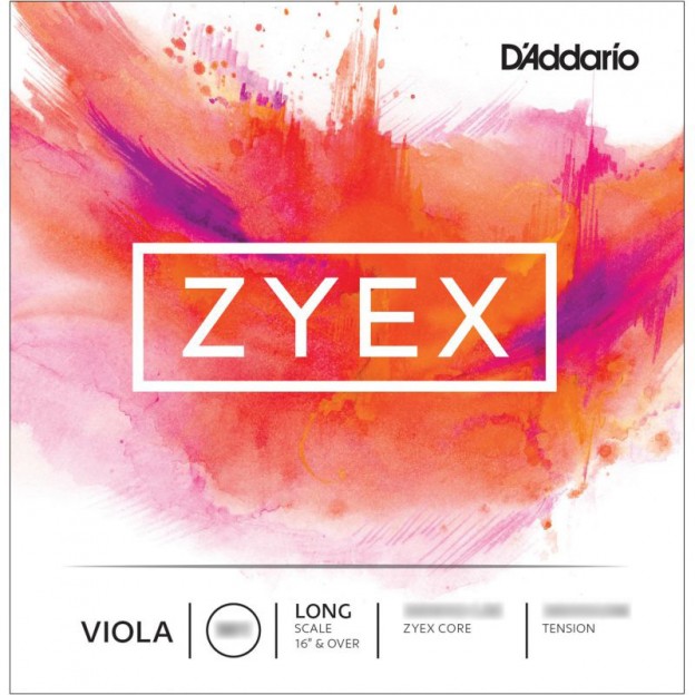 Set de cuerdas viola D'Addario Zyex DZ410LM Long, Medium