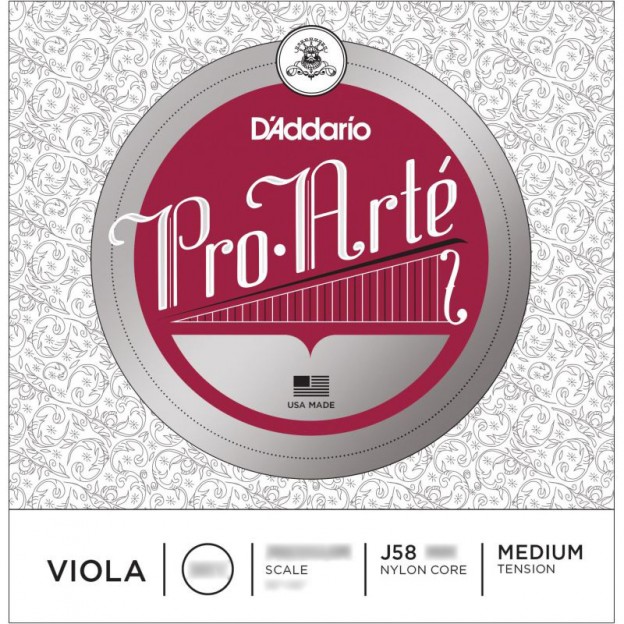 D'addario Pro Arte viola string set Medium