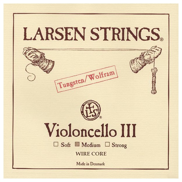 Cello string Larsen 3rd G wire core Strong