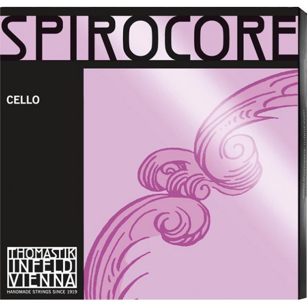 Cuerda de cello Thomastik Spirocore 4ª Do plata Heavy