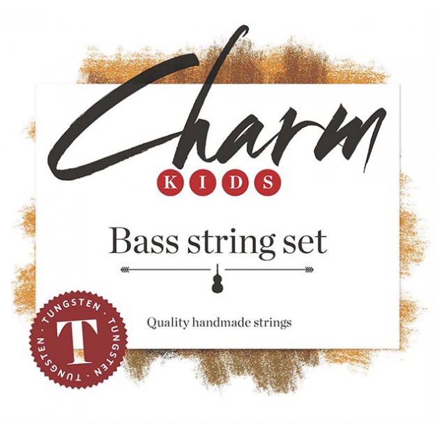 Jeu de cordes pour contrebasse For-Tune Charm Kids Orchestra tungst&egrave;ne Medium