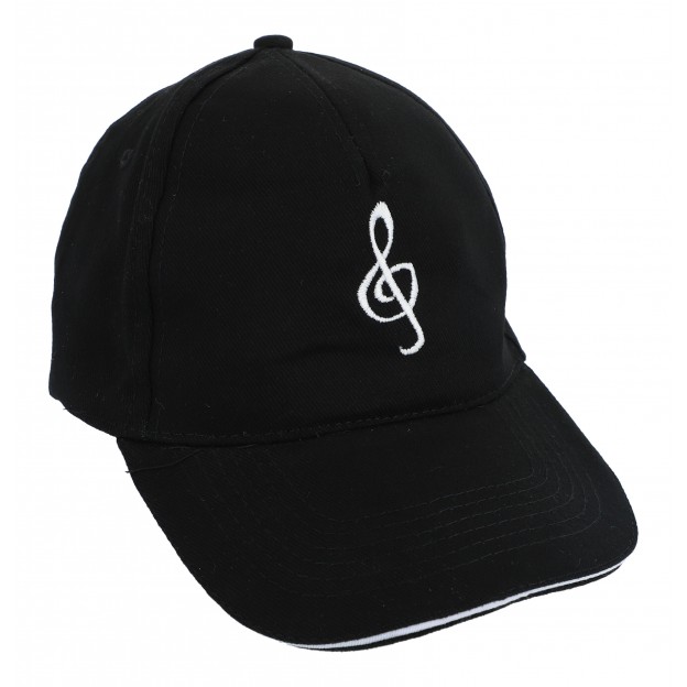Casquette noire cl&eacute; de sol