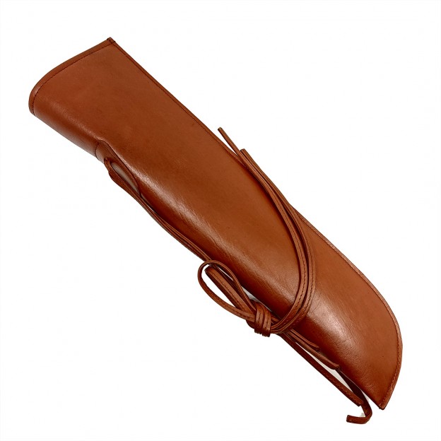 Carcaj (bass quiver) de piel para arco de contrabajo