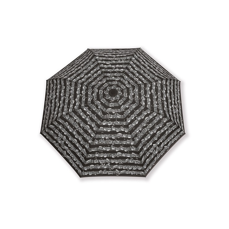 Parapluie pliant noir portée