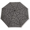 Paraguas plegable negro pentagrama