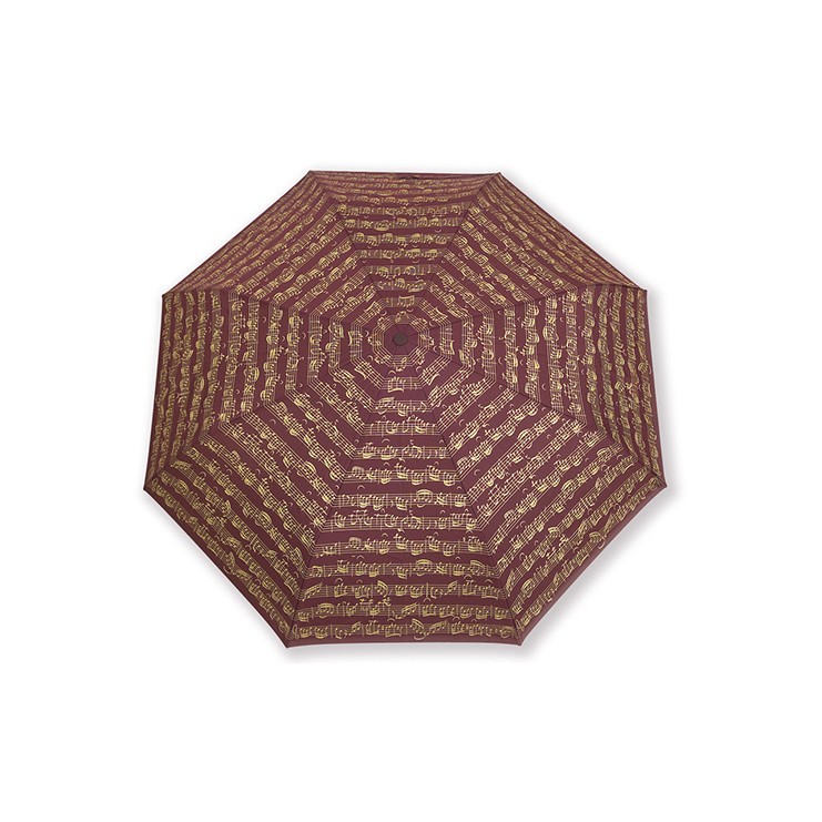 Parapluie pliant bordeaux portée