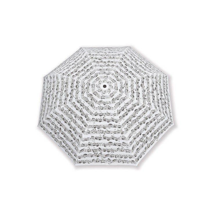 Parapluie pliant blanc portée