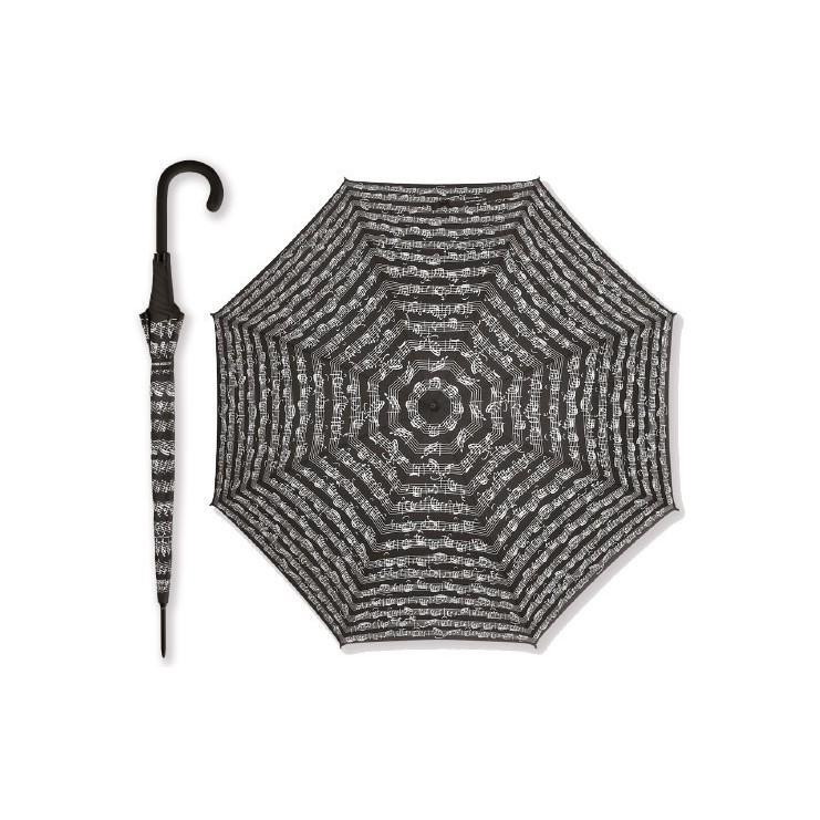 Parapluie noir portée
