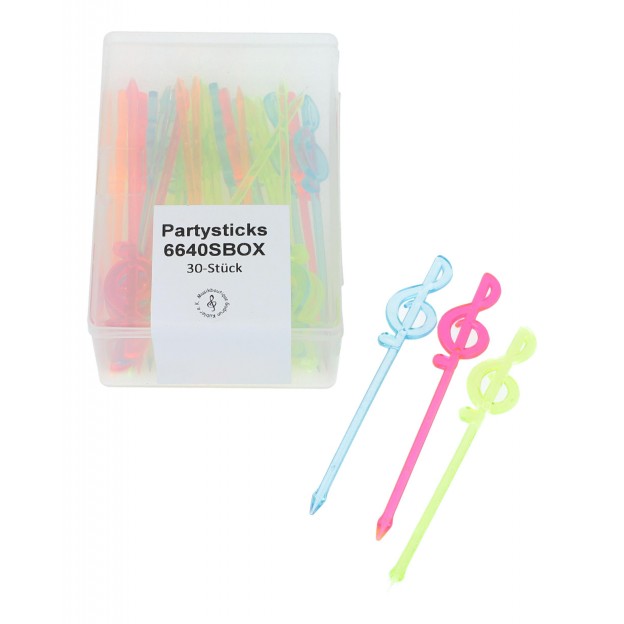 Ttreble clef partysticks set