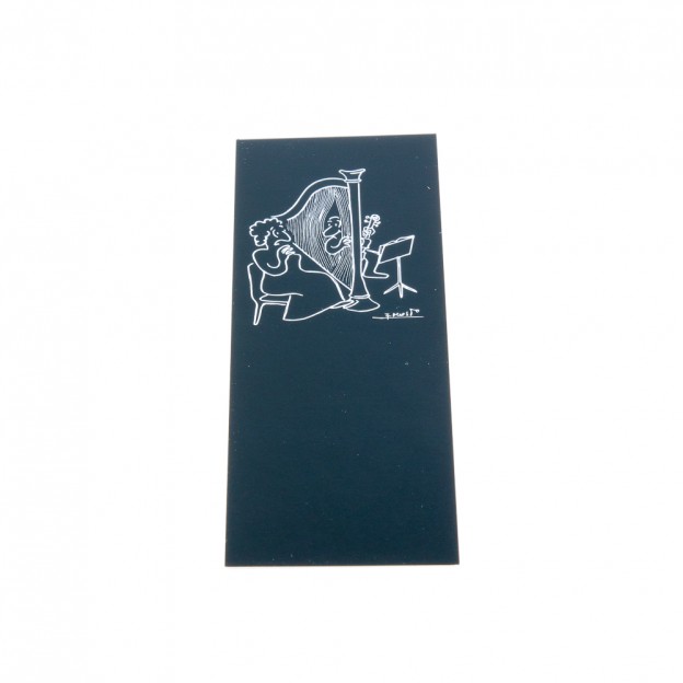 Marque-page harpe