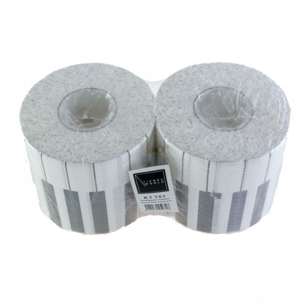 Piano keyboard toilet paper roll x 2 units