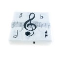 Treble clef and staff napkins