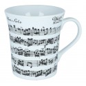 Taza blanca porcelana Vivaldi