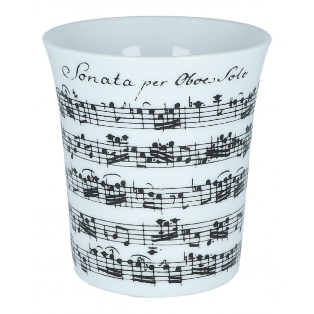 Taza blanca porcelana Vivaldi