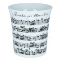 Taza blanca porcelana Vivaldi