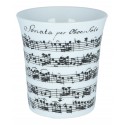 Tasse blanche en porcelaine Vivaldi