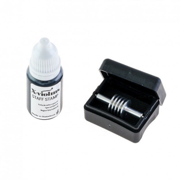 Staff Stamp. Accessory for stamping a musical staff